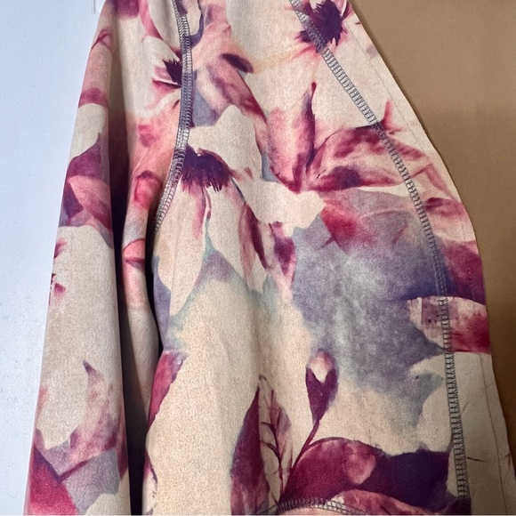 Anthropologie Solitaire Faux Suede Boho Fall Floral Duster Jacket Medium EUC - Picture 9 of 15